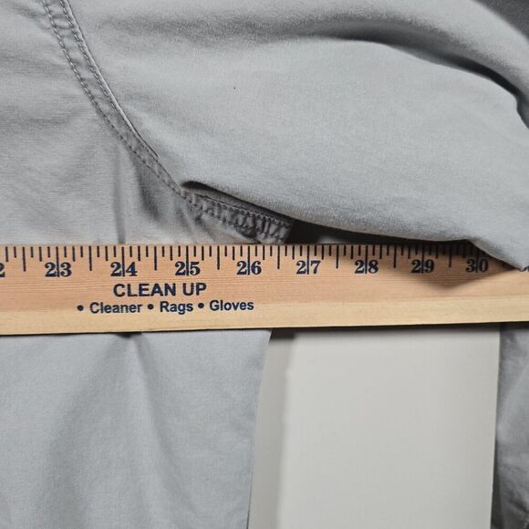 LL Bean Sherpa Lined Jacket Chore Coat Mens XL Stone Gray‎ Snap Pockets Barn - Picture 10 of 13
